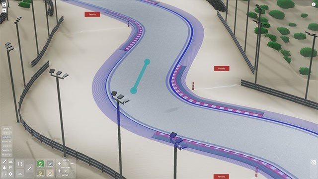 Thiết kế đường đua trong mơ bằng công cụ Track editor