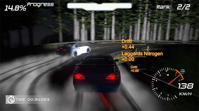 Racer Overdrive nhấn mạnh vào khả năng drift và tăng tốc nitro của mỗi tay đua