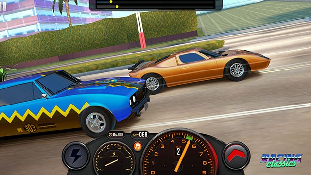 Racing Classics là game đua xe cổ điển theo phong cách thập niên 70, 80