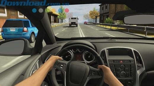 Game mô phỏng lái ô tô góc nhìn từ trong xe