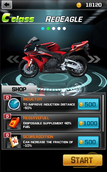 Tùy chọn game Racing Moto cho Android