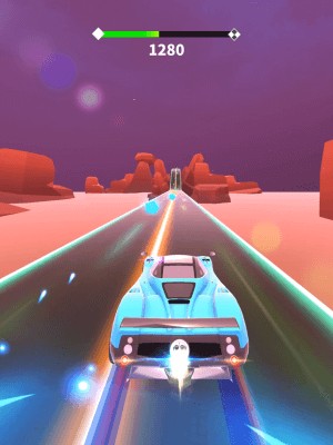 Racing Rhythm là game âm nhạc kết hợp lái xe ô tô