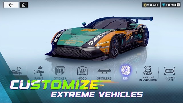 Tùy chỉnh xe đua của bạn theo ý thích