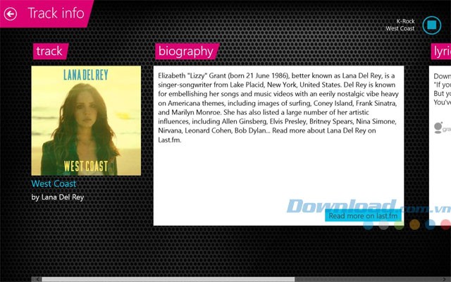 Thông tin nghệ sĩ