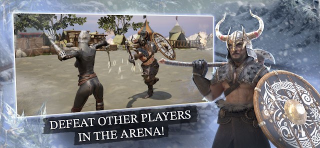 Đánh bại những người chơi khác trong đấu trường Trung Cổ khi chơi game Rage of Blades - PvP Arena