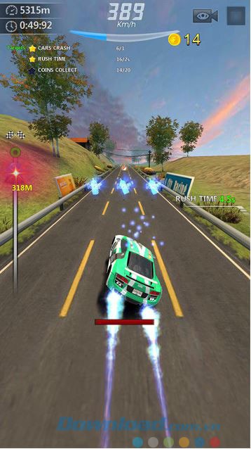 Hình ảnh giao diện cuộc đua