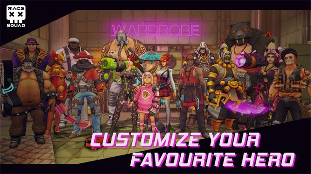 Tùy chỉnh anh hùng yêu thích của bạn với skin và màu sắc đa dạng