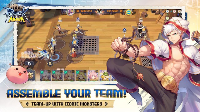 Tập hợp một đội mạnh mẽ để chiến đấu với quái vật