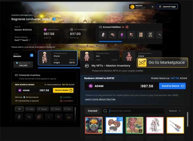 Landverse cung cấp một nền kinh tế do người chơi điều khiển với tài sản kỹ thuật số