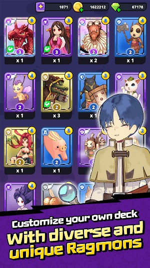 Trải nghiệm cùng nhiều Ragmon khác nhau