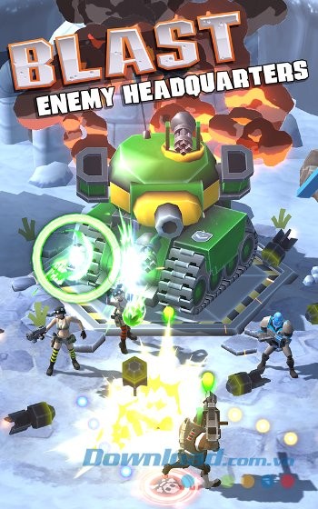 Phá hủy căn cứ của đối thủ trong RAID HQ