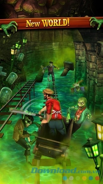 Chạy bất tận trong nhiều môi trường chơi game đặc sắc