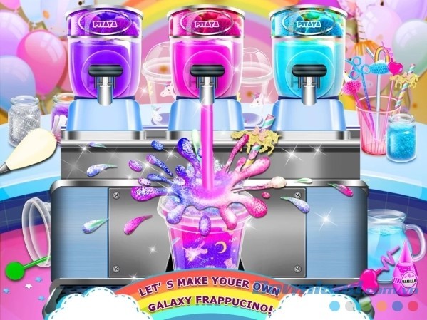 Game nấu ăn miễn phí cực hay Rainbow Ice Cream cho Android