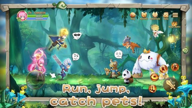 Chạy, nhảy và thu thập các con thú