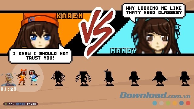 Ngắm nhìn đồ họa điểm ảnh của game nối hình mới Raining Blobs cho máy tính, Mac và Linux