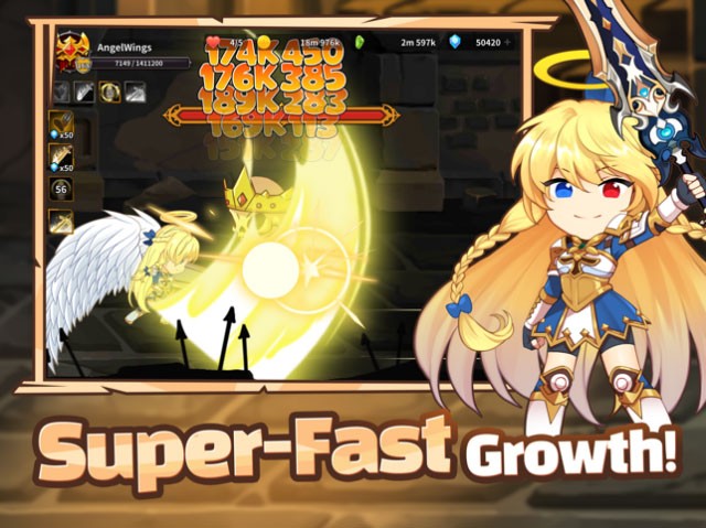 Phát triển thiên thần của bạn qua các trận đánh và nhiệm vụ