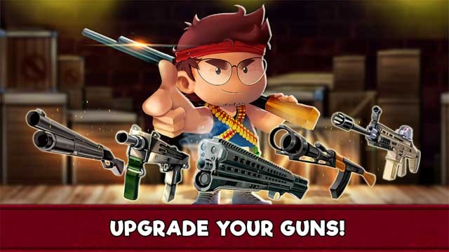 Nâng cấp vũ khí bằng số vàng bạn kiếm được trong mỗi trận đấu súng