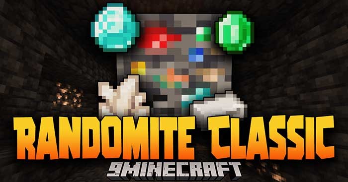 Randomite Classic Mod sẽ bổ sung vào Minecraft một loại quặng mới có tên là Randomite