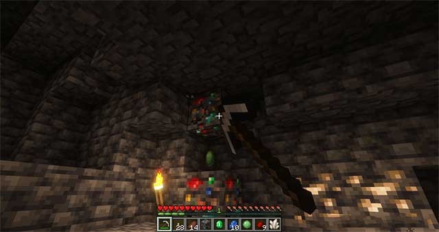 Loại khối Randomite này sẽ chứa rất nhiều loại đá quý đa dạng để người chơi thu thập