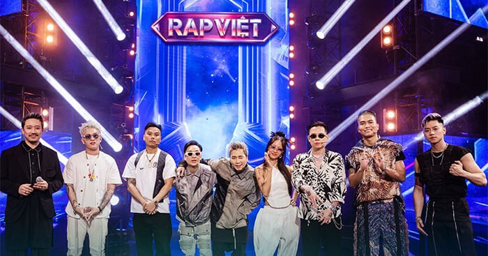 Hình ảnh trong chương trình Rap Việt mùa 3