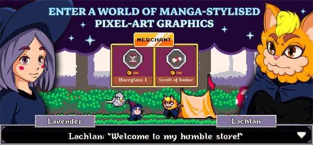 Khám phá thế giới đồ họa pixel mang phong cách manga