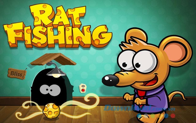 Giao diện chơi game Rat Fishing trên Android