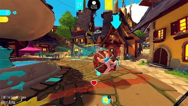 Tối đa 8 người chơi có thể tranh tài trong đấu trường của Rawmen