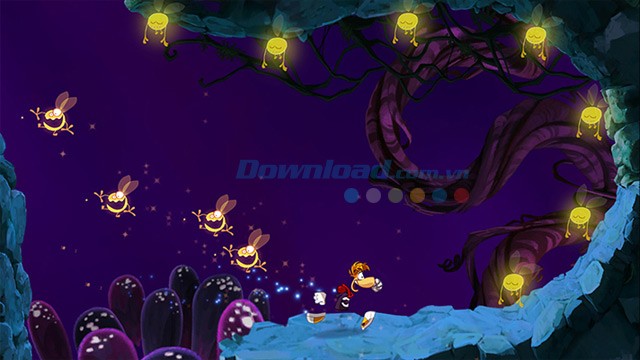 Giao diện game Rayman Jungle Run