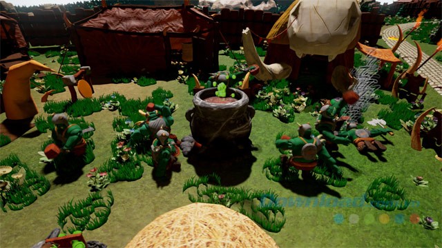 Vẻ ngoài của một số loại yêu tinh trong game phiêu lưu giải đố Rayon Riddles - Rise of the Goblin King cho máy tính