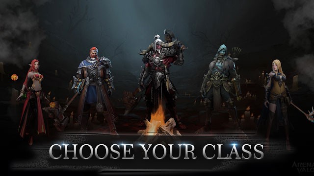 Chọn lớp nhân vật của bạn trước khi bước vào cuộc chơi trong Raziel Rebirth