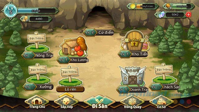 Mở rộng làng mạc và làm vườn