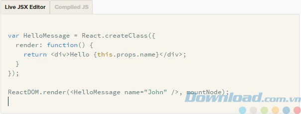 Ví dụ về render()