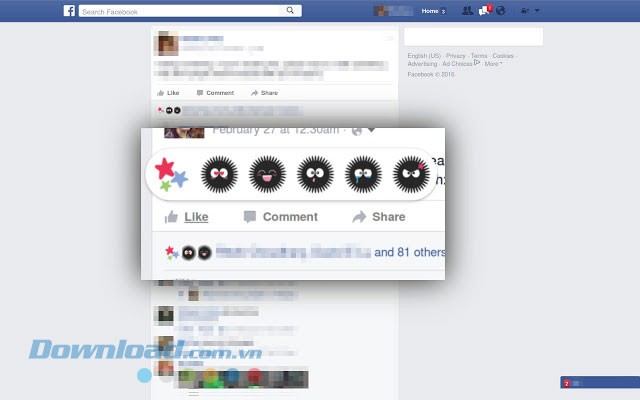 Thay đổi biểu tượng cảm xúc Reaction trên Facebook