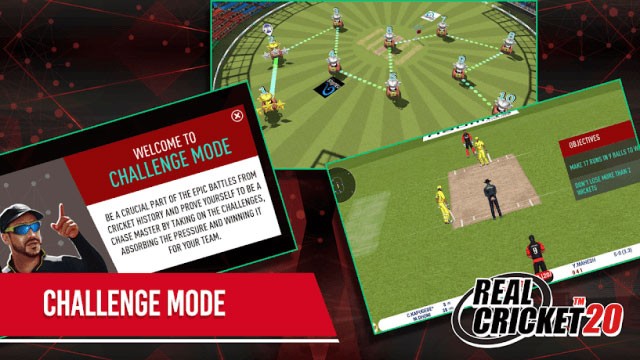 Chơi bóng gậy chân thực trong game Real Cricket 20