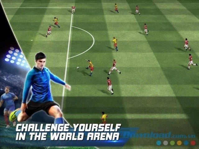 Thử sức trong những giải đấu online của Real Football Mobile