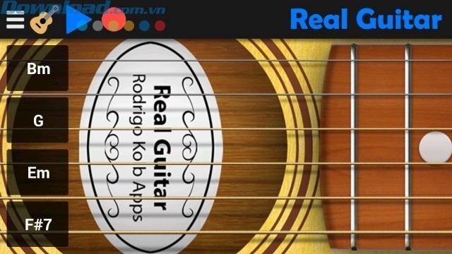 Chơi ghi ta trên điện thoại