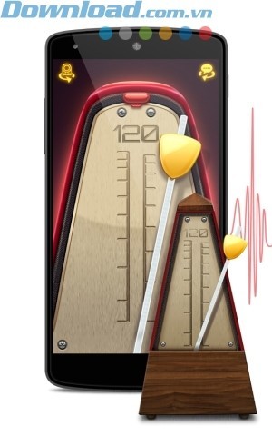 Mô phỏng máy đếm nhịp thực tế