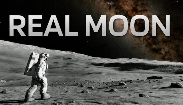 REAL MOON là game mô phỏng khám phá bề mặt Mặt Trăng chân thực