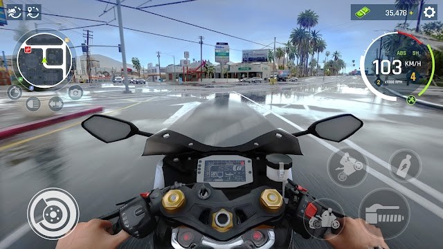 Trải nghiệm lái xe moto chân thực trong thế giới rộng lớn của game Real Moto Driving Racing World