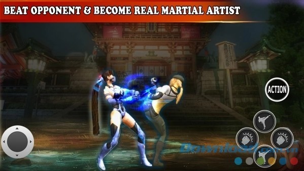 Trở thành võ sĩ quyền lực nhất trong Real Superhero Kung Fu Fight Champion cho Android