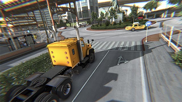 Game Real Truck Simulator USA: Car Games đòi hỏi người chơi phải tuân thủ tuyệt đối luật giao thông đường bộ