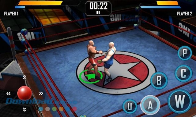 Giao diện game Real Wrestling 3D