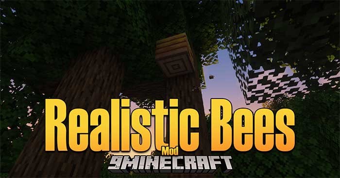 Realistic Bees Mod 1.16.5 sẽ giới thiệu các tính năng thực tế hơn vào loài ong