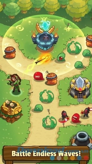 Game tháp phòng thủ Realm Defense: Hero Legends TD cho Android