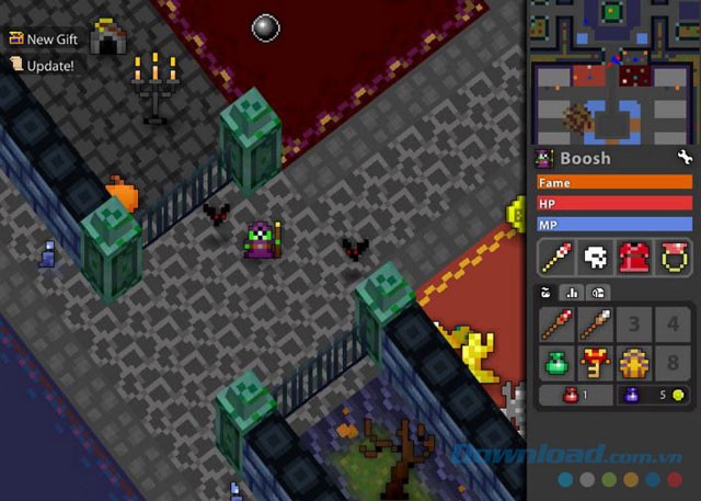 Giao diện game Realm of the Mad God