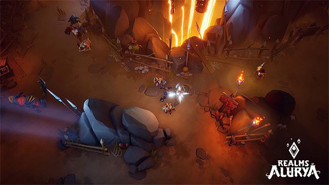 Lối chơi của Realms of Alurya Free kết hợp giữa MMORPG, phiêu lưu hành động và nông trại