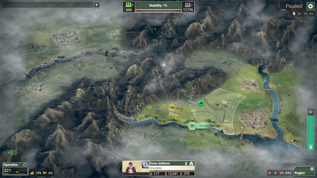 Rebel Inc: Escalation mô phỏng cuộc nổi dậy quy mô toàn cầu