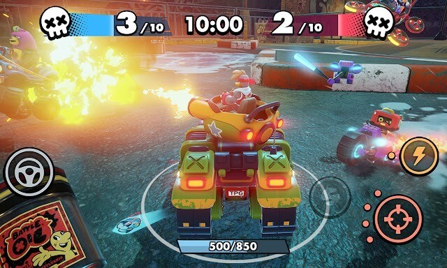 Đưa xe của bạn vào đấu trường và chiến đấu với các game thủ khác