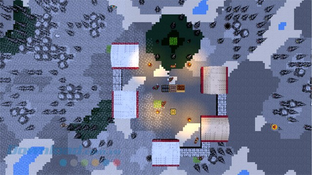 Nhóm lửa để sống sót trong game sinh tồn Rebirth of Island