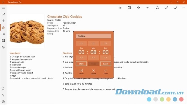 Recipe Keeper xua tan nỗi lo chế biến quá tay của chị em